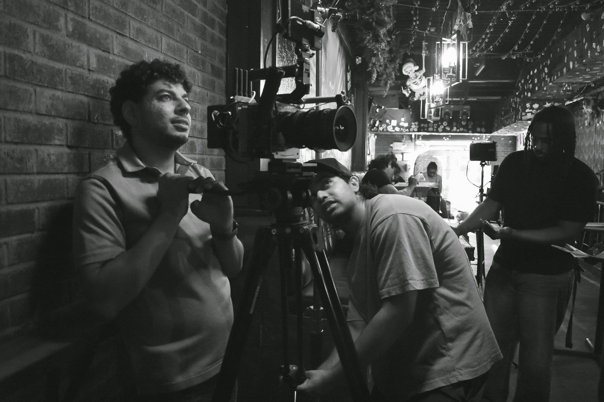 Behind the scenes